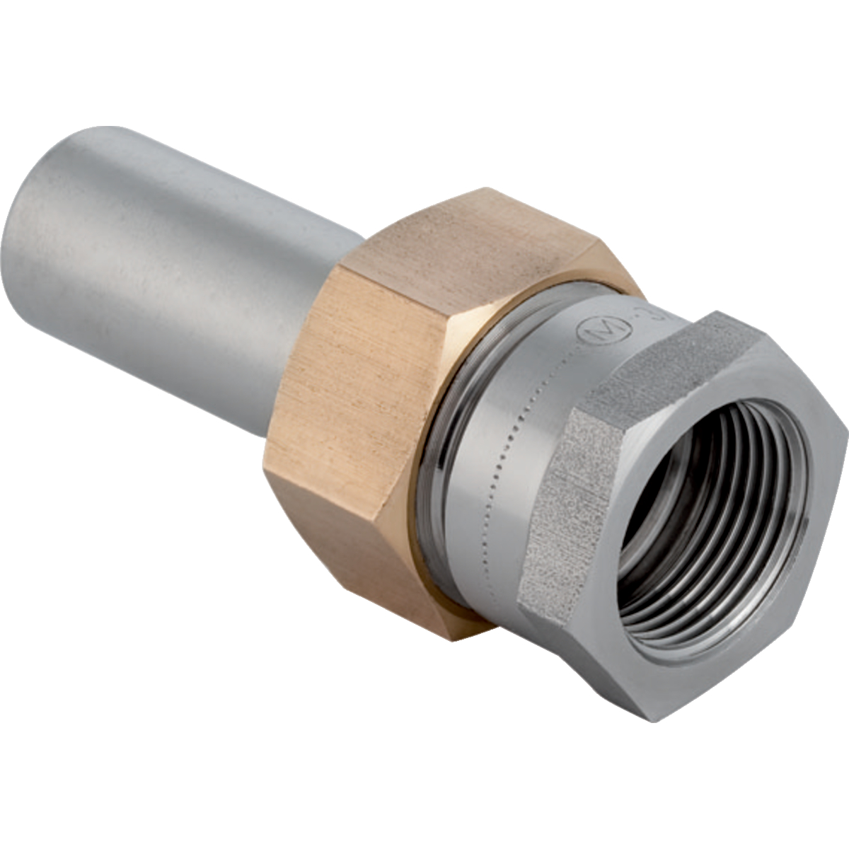 Geberit Mapress Edelstahl Übergangsverschraubung mit Innengewinde und Einschubende: d35mm Rp1 1/4" G1 1/2"
Eigenschaften:
- LABS-frei
- Überwurfmutter aus Messing
- Flachdichtung aus EPDM
Verwendungszweck:
- Für aufbereitete Wässer
- Für Unterdruck
- Für Regenwasser mit pH-Wert > 6.0
- Für Betriebs- und Prozesswässer
- Für Druckluft (Reinheitsklasse Öl 0–3)
- Für Löschwasser (nass/trocken, trocken)
- Für Grau- und Schwarzwasser mit pH-Wert > 6.0
- Für Industriegase (z. B. Acetylen, Schweissschutzgase)
- Für Kühl- und Heizungswasser ohne Frostschutzmittel
- Für Trinkwasser kalt und warm
- Für Sprinkler (nass)
- Für Inertgase (z. B. Stickstoff)
- Für Löschwasser (nass)
- Für Chemikalien und technische Fluide