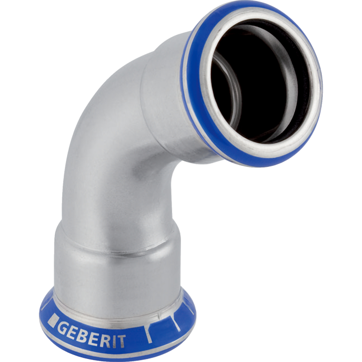 Coude Geberit Mapress acier inoxydable: 60° d28mm