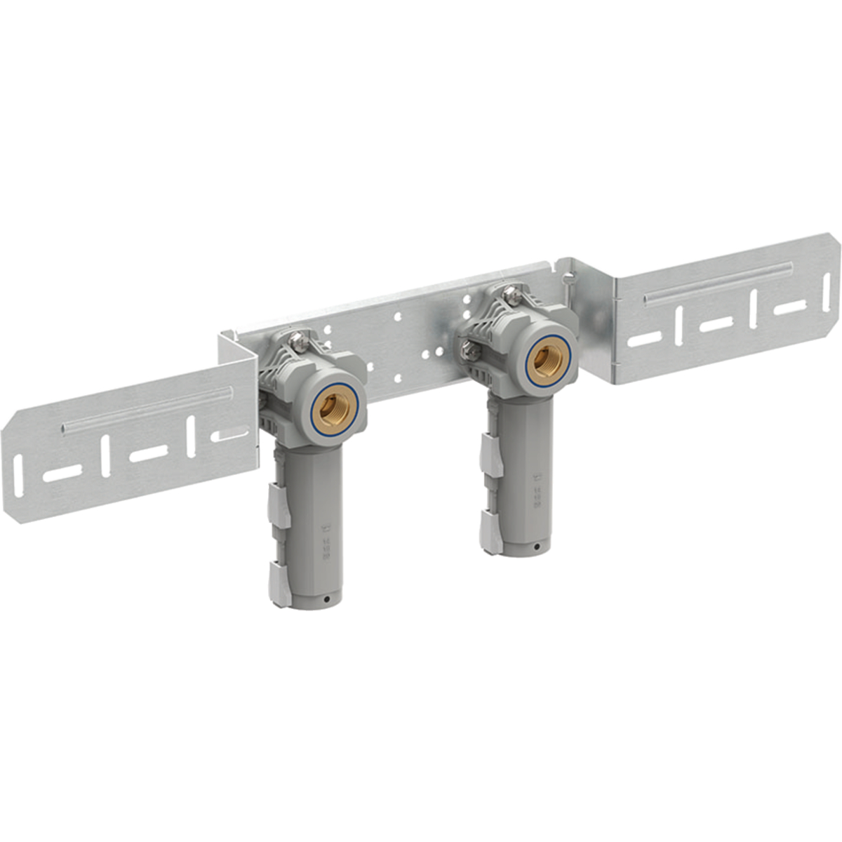 Boîte de raccordement Geberit PushFit 90° prémontée : d16mm Rp1/2"
