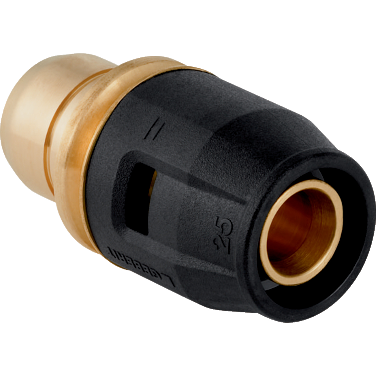 Raccord Geberit PushFit sur nourrice à emboîter: d25mm