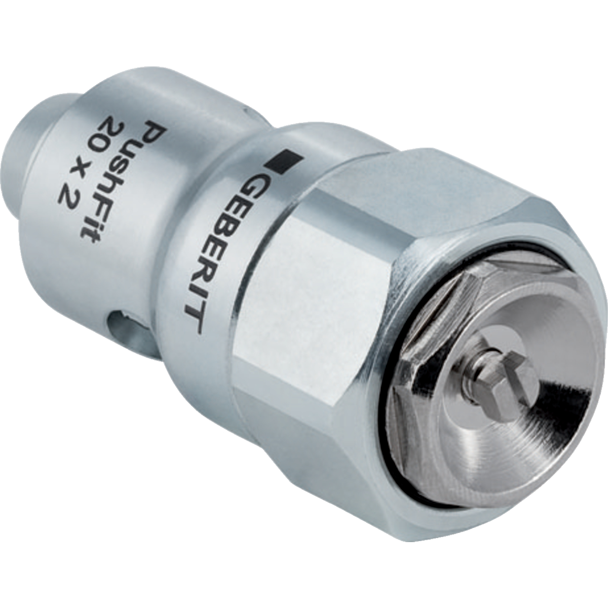 Bouchon d'essai de pression Geberit FlowFit/PushFit pour extrémité de tuyau: d=16mm