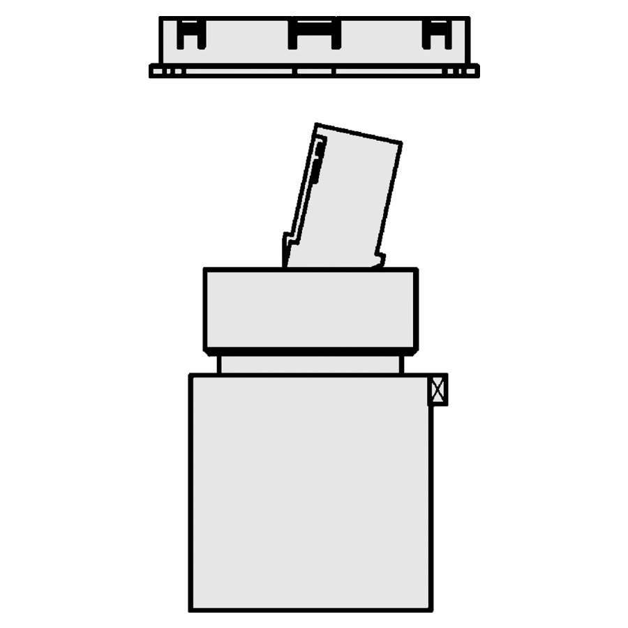 Cartuccia D 25 mm, per miscelatore per lavabo- bidet- e per lavello MARATHON senza colore