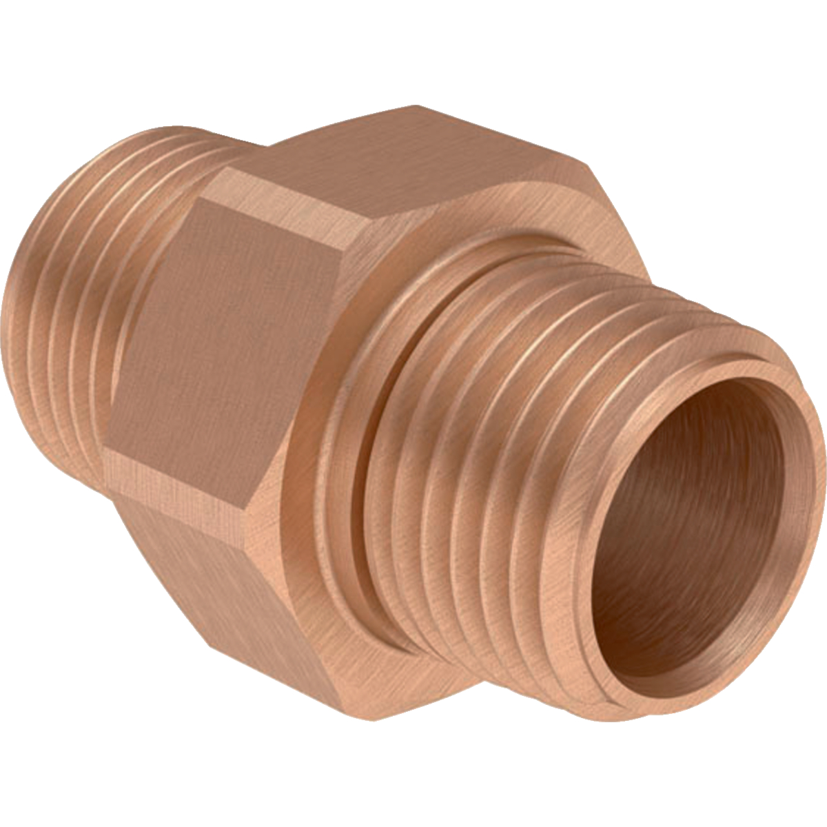 Geberit Übergang mit Aussengewinde MF 1/2" und Aussengewinde: Rotguss, R1/2"