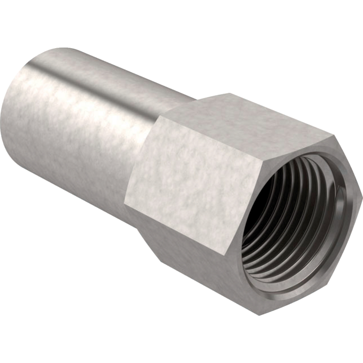 Raccord Geberit Mapress acier inoxydable avec filetage intérieur et extrémité à emboîter: d54mm Rp1/2"