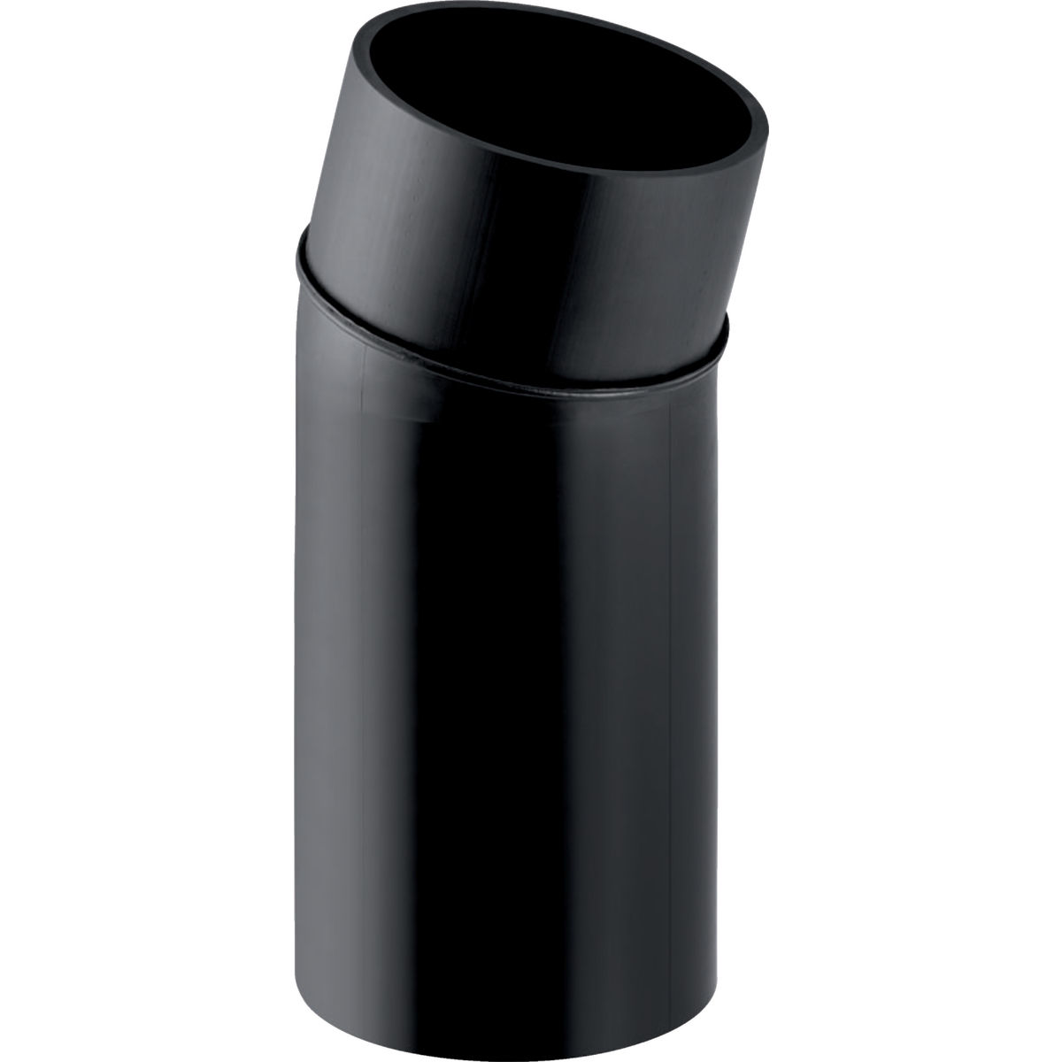 Coude Geberit PE à branche longue: 15° d110mm