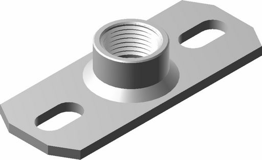 11.6 / Plaque de base INOX V4A manchon vissé