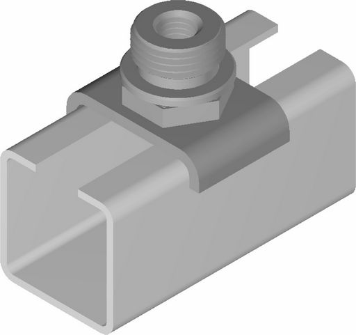 3.14 / Fermeture rapide avec filetage promatisé pour profilés CK/C/CM manchon, fente et dos