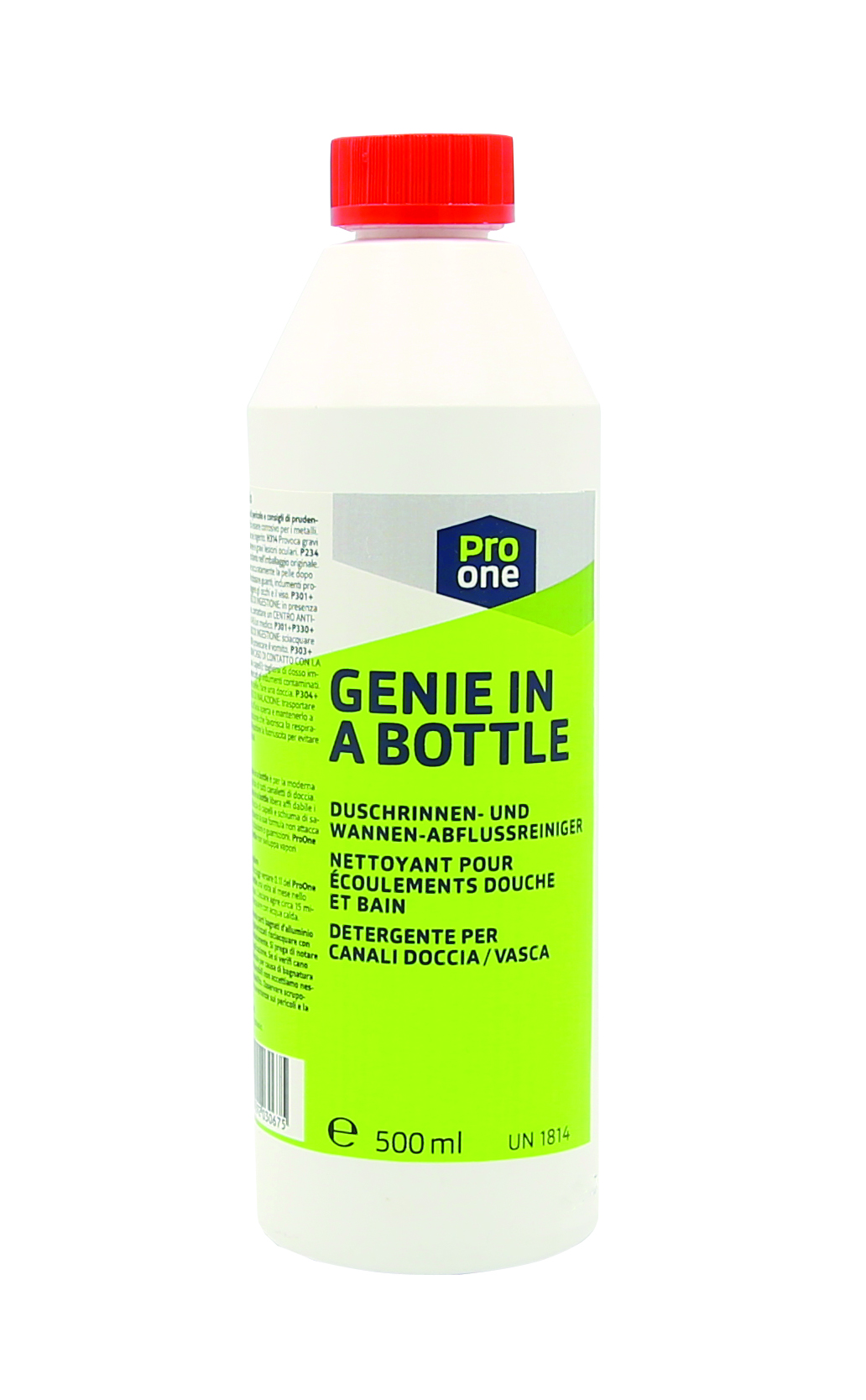 ProOne GENIE IN A BOTTLE Detergente per canali doccia et vasca 0.5 litro
