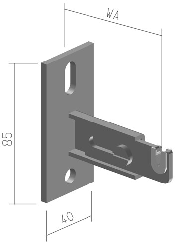 Konsole für Heizwände Art. 111/6