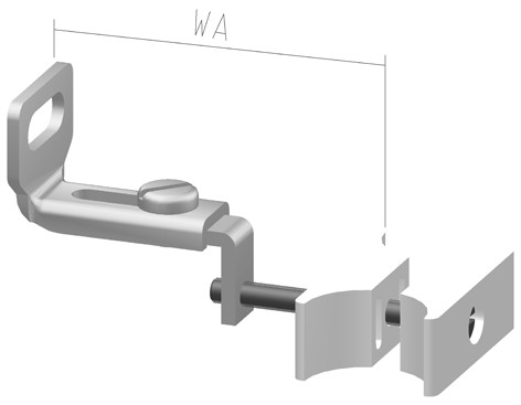 Rückhalter für Röhrenradiatoren Art. 102