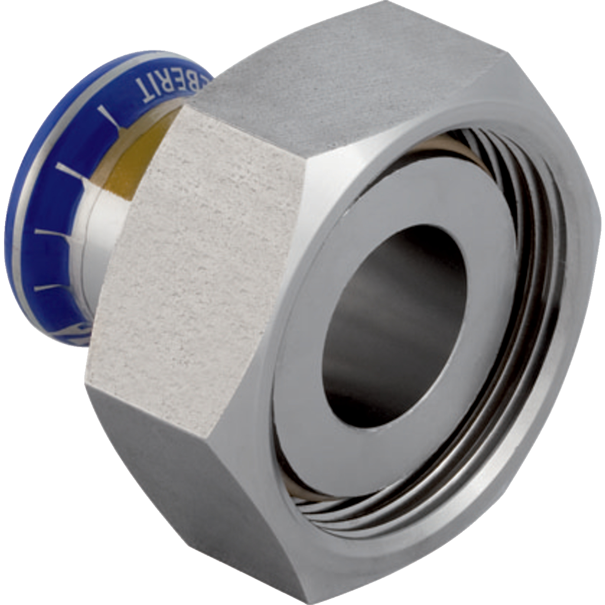 Raccord Geberit Mapress acier inoxydable avec écrou de serrage en acier CrNi (gaz): d28mm G1 3/8"
Traits:
- Manchon à sertir avec bouchon de protection jaune
- Etanchéité conique
- Marqué en jaune
- Indicateur de sertissage
- Joint d'étanchéité en HNBR jaune
- Sans silicone
- Joint torique en HNBR jaune
- Non serti non étanche
Usage:
- Pour gaz liquéfiés
- Pour biogaz
- Pour gaz naturels