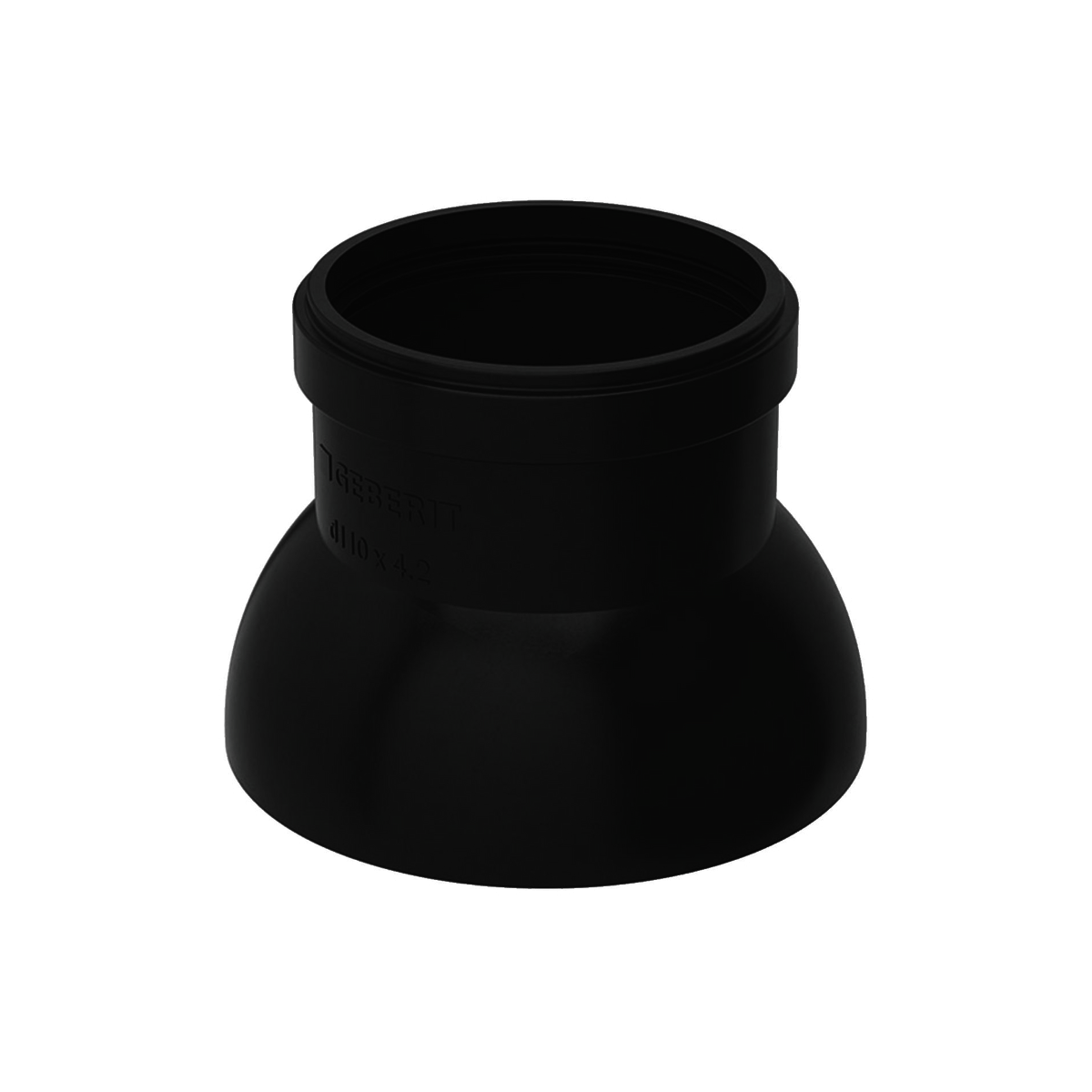Chapeau de la colonne de ventilation Geberit PE, avec joint à lèvres: d=125mm
Usage:
- Pour border des tuyaux de ventilation
- Pour faire glisser