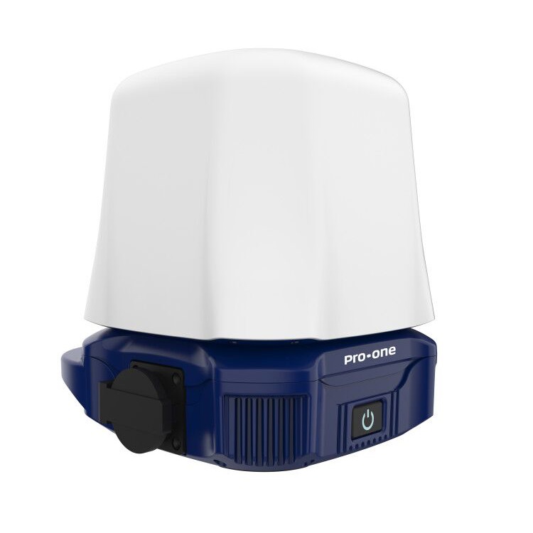 ProOne LED Baustrahler 50W, 6000lm mit Steckdose