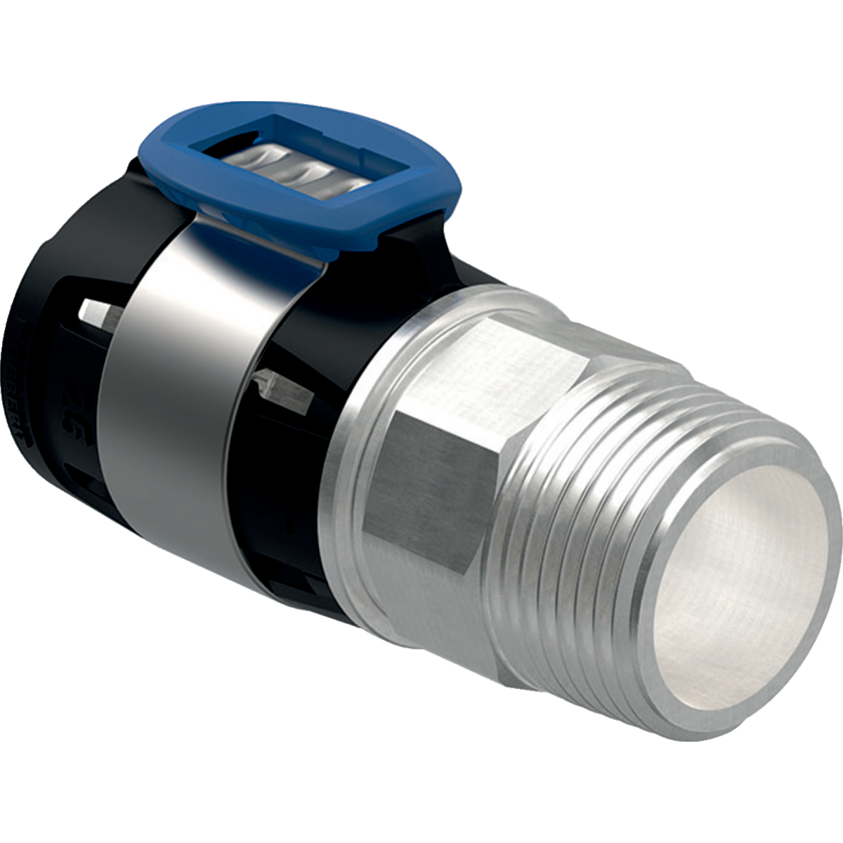 Raccord droit Geberit FlowFit, avec filetage extérieur: d=20mm, R=1/2", nickelé
Traits:
- Indicateur de sertissage
- Nickelé
- Non serti non étanche
- Joint torique en EPDM
- Raccord à sertir avec cape de protection transparente
- Sans plomb
Usage:
- Pour lʼeau de refroidissement et de chauffage sans antigel
- Convient uniquement au chauffage et au refroidissement
- Pour lʼeau de refroidissement et de chauffage avec antigel