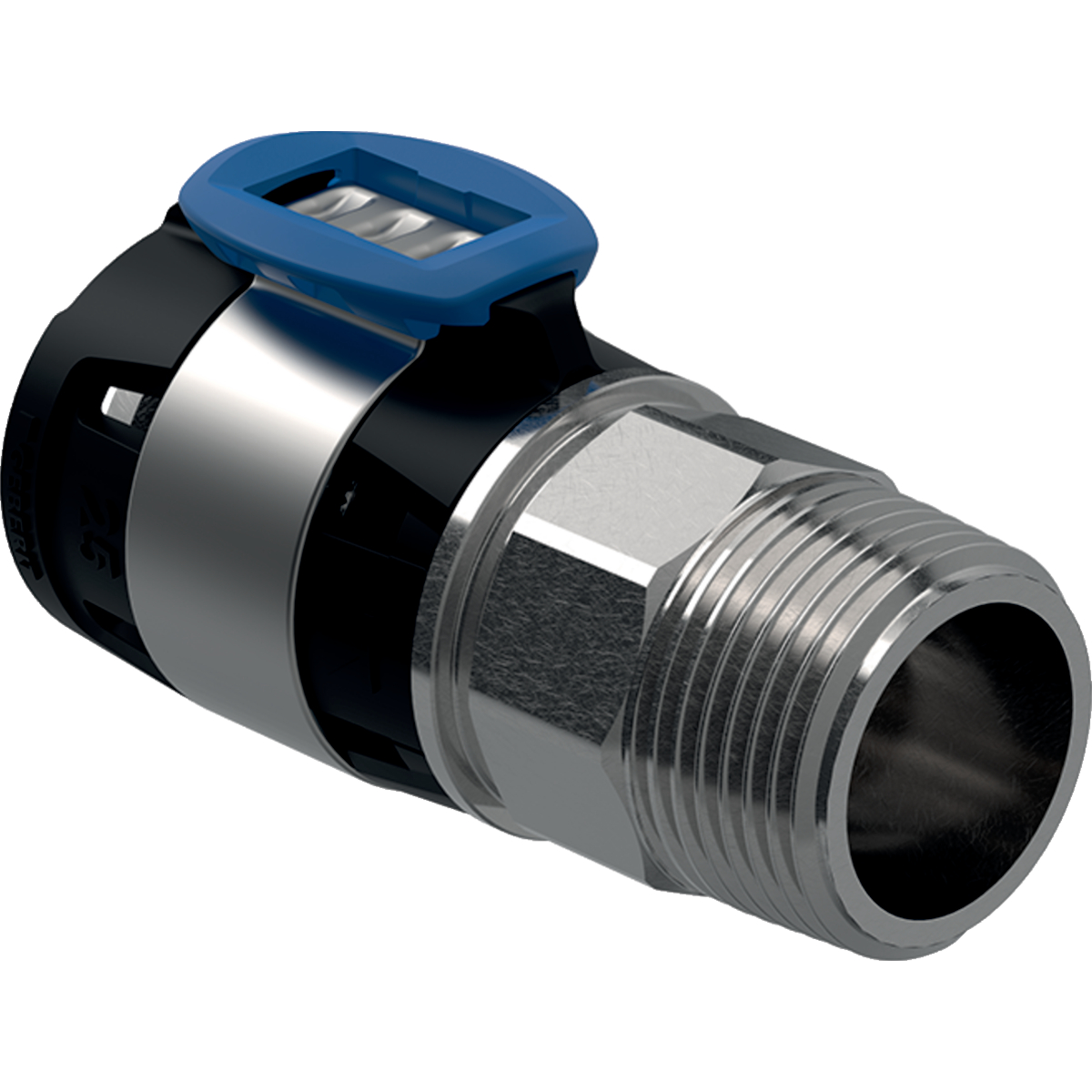 Raccord Geberit FlowFit avec filetage extérieur: acier inoxydable 1.4404, d=75mm, R=2 1/2''
Traits:
- Filetage avec cape de protection transparente
- Indicateur de sertissage
- Non serti non étanche
- Raccord à sertir avec cape de protection transparente
- Sans plomb
- Joint torique en EPDM
Usage:
- Pour dépression
- Pour gaz inertes (p. ex. azote)
- Pour l'industrie
- Pour substances chimiques et fluides techniques
- Pour eau traitée