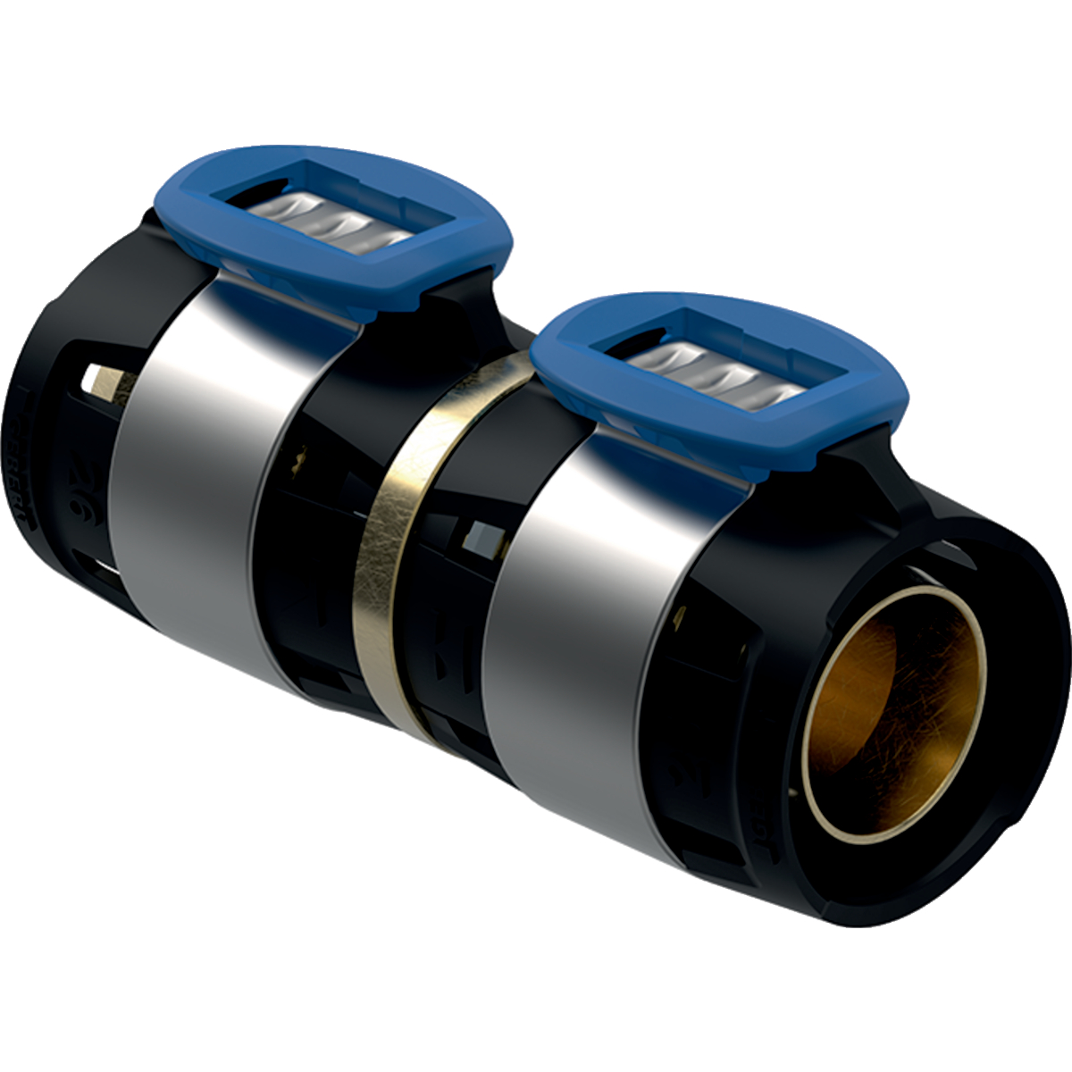 Raccord Geberit FlowFit sur Geberit Mepla: d=50mm, d1=50mm
Traits:
- Non serti non étanche
- Sans plomb
- Indicateur de sertissage
- Raccord à sertir avec cape de protection transparente
- Joint torique en EPDM
- Sertissable uniquement avec mâchoire Geberit FlowFit
Usage:
- Pour lʼeau de refroidissement et de chauffage sans antigel
- Pour l’utilisation comme raccord intermédiaire de Geberit FlowFit sur Geberit Mepla
- Pour substances chimiques et fluides techniques
- Pour eau d'extinction d'incendie (mouillé)
- Pour eau d'extinction d'incendie (mouillé/sec, sec)
- Pour eau de mer
- Pour eau non potable et de processus
- Pour gaz inertes (p. ex. azote)
- Pour dépression
- Pour lʼeau de refroidissement et de chauffage avec antigel
- Pour eau traitée
- Pour air comprimé (classe de pureté d'huile 0–3)
- Pour eau potable froide et chaude
- Pour les eaux pluviales dont le pH > 6.0