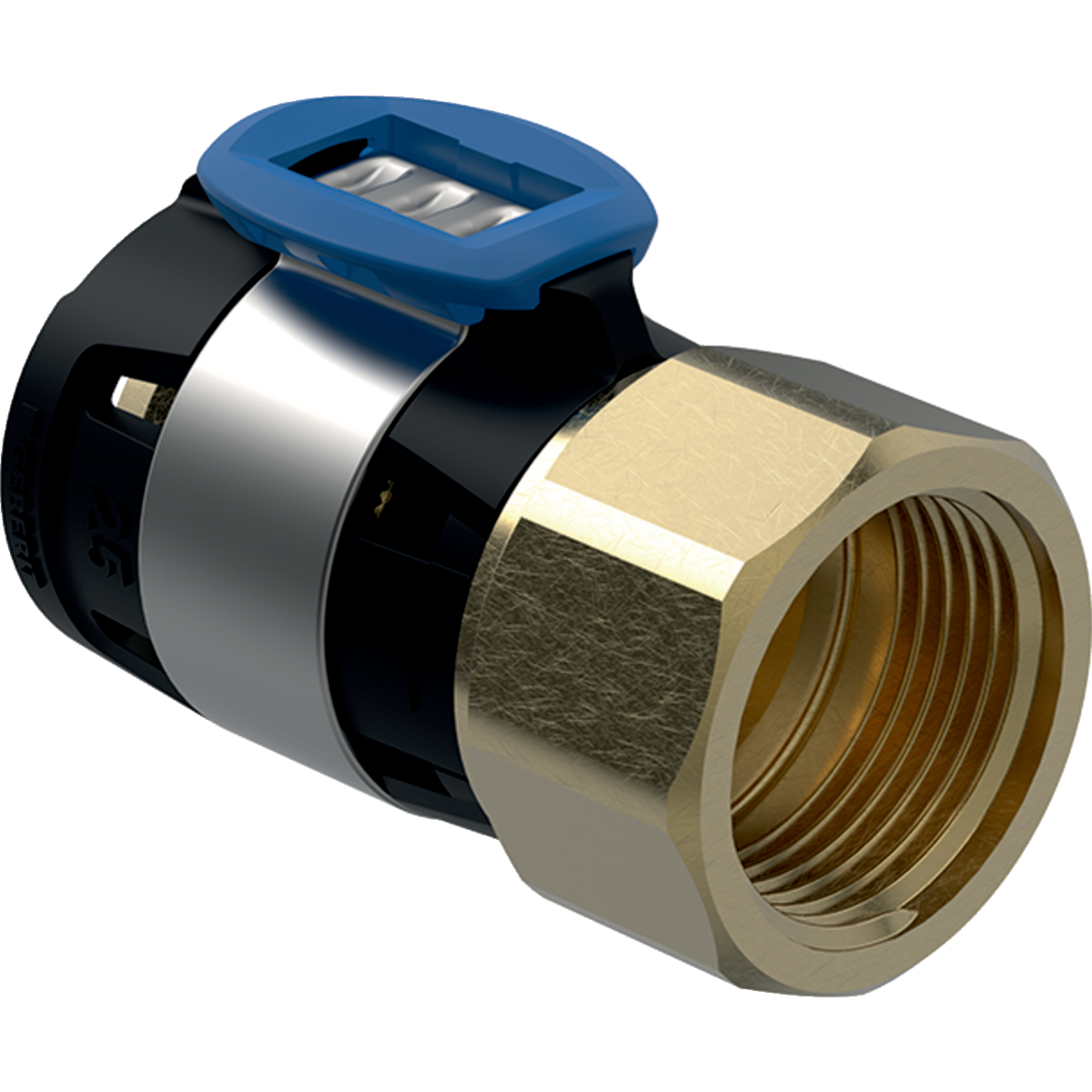 Raccord Geberit FlowFit avec filetage intérieur: d=75mm, Rp=2 1/2''
Traits:
- Sans plomb
- Filetage avec bouchon de protection transparent
- Raccord à sertir avec cape de protection transparente
- Joint torique en EPDM
- Indicateur de sertissage
- Non serti non étanche
Usage:
- Pour lʼeau de refroidissement et de chauffage sans antigel
- Pour substances chimiques et fluides techniques
- Pour eau d'extinction d'incendie (mouillé)
- Pour eau d'extinction d'incendie (mouillé/sec, sec)
- Pour eau de mer
- Pour eau non potable et de processus
- Pour gaz inertes (p. ex. azote)
- Pour dépression
- Pour lʼeau de refroidissement et de chauffage avec antigel
- Pour eau traitée
- Pour air comprimé (classe de pureté d'huile 0–3)
- Pour eau potable froide et chaude
- Pour les eaux pluviales dont le pH > 6.0
