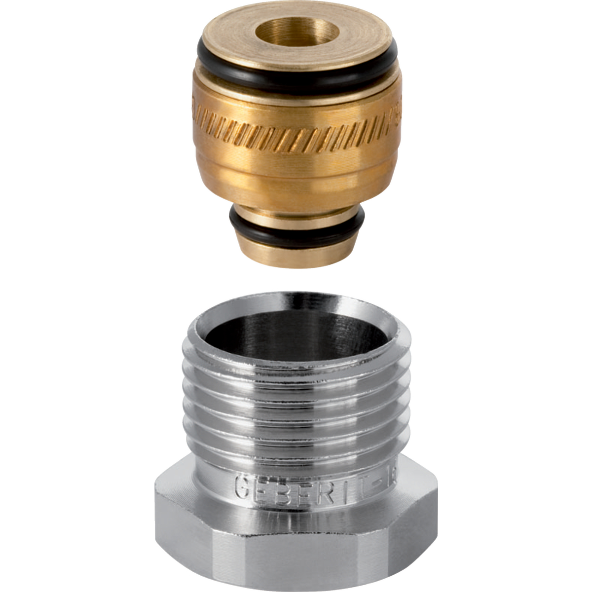 Raccord union Geberit FlowFit avec filetage extérieur: d=16mm, G=1/2'', nickelé
Traits:
- Joint torique en EPDM
- Raccord par bague de serrage
- Mamelon fileté en laiton, nickelé
Usage:
- Pour tuyaux du système ML Geberit
- Pour le raccordement sur vannes de radiateurs de type Heimeier avec filetage intérieur G 1/2"
- Pour lʼeau de refroidissement et de chauffage sans antigel
- Pour lʼeau de refroidissement et de chauffage avec antigel
- Convient uniquement au chauffage et au refroidissement
Livraison:
- Set à 2 pièces