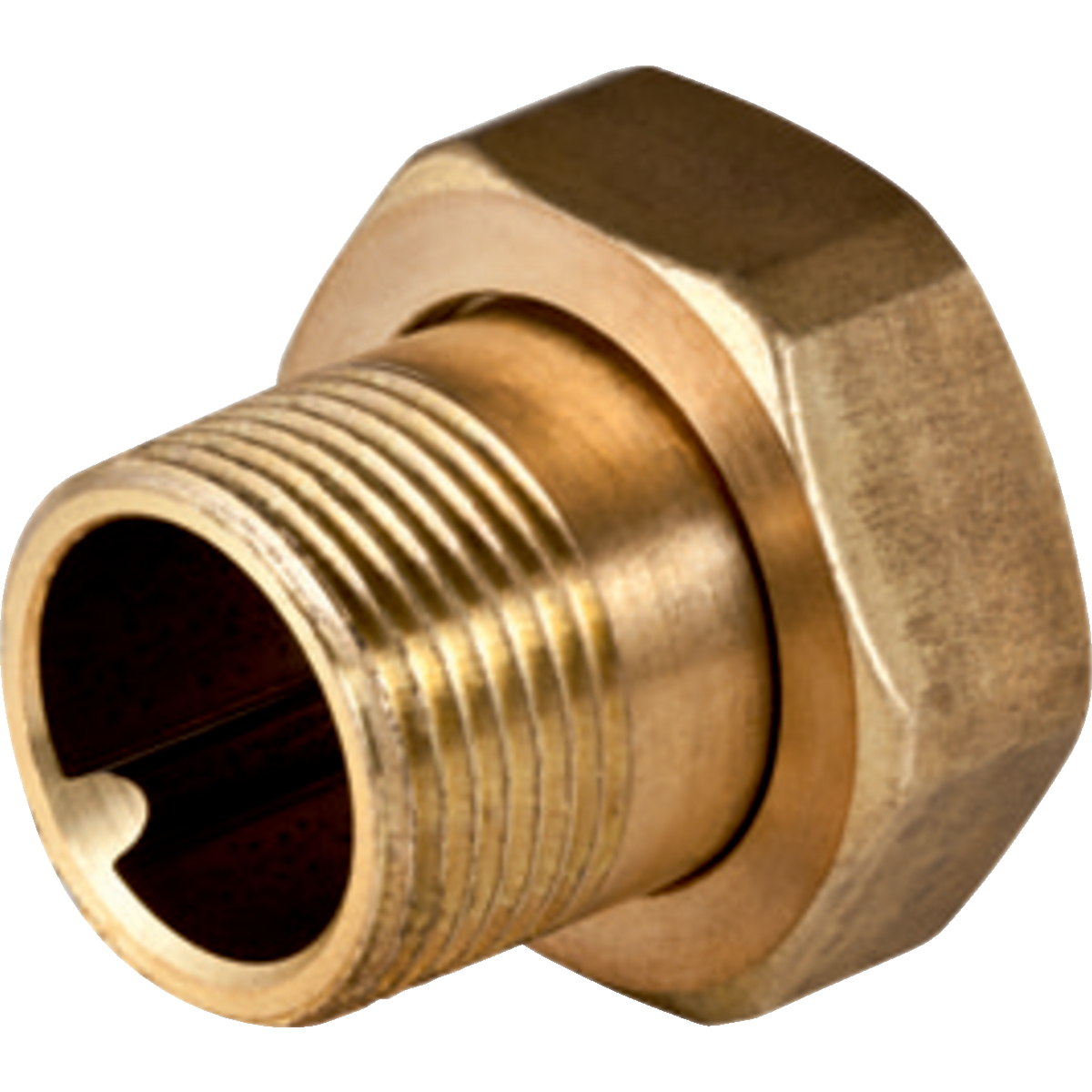 Raccord avec écrou libre et filetage extérieur Geberit: R=3/4", G=1"
Traits:
- Écrou de serrage en laiton
- Joint plat en matériau composite renforcé de fibres
Usage:
- Pour eau potable
- Pour eau potable froide et chaude