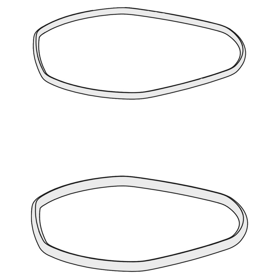 Set di guarnizioni GEBERIT per tubo ad immersione e inserto del sifone senza colore