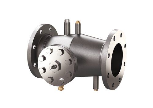 Séparateur de boues Reflex, bride (8 trous), Exdirt Magneto D 125, DN 125/16, en acier inoxydable V2A, température de service max. 110 °C, pression de service max. 10 bars