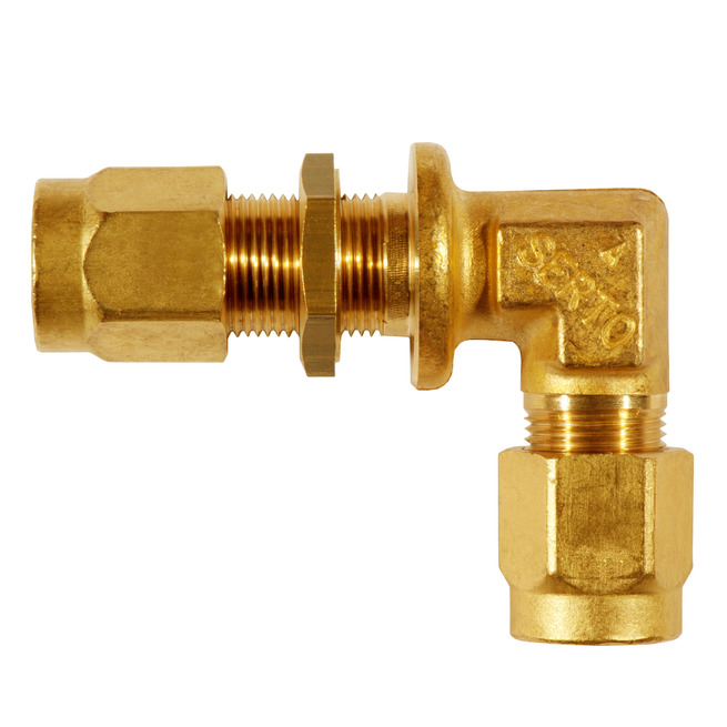 SERTO Coude traversée de cloison pour cloison max. 5 mm