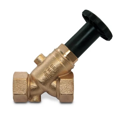 JRG LegioStop Robinet oblique FlowFit bronze d 50 mm, DN 40 mm