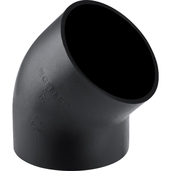 Coude Geberit PE: 45° d50mm