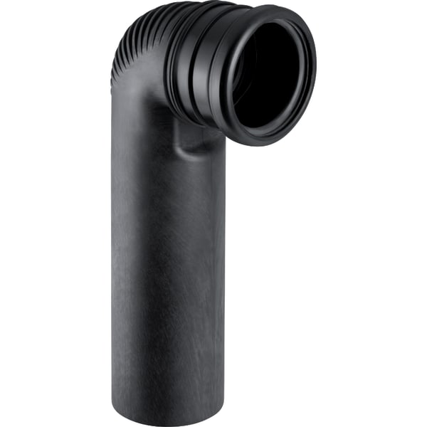 Coude de raccordement 90° Geberit Silent-db20 prolongé, à petit rayon pour WC suspendu: d90mm d1=90m