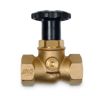 JRG LegioStop Robinet d'arrêt droit FlowFit bronze d 32 mm, DN 25 mm