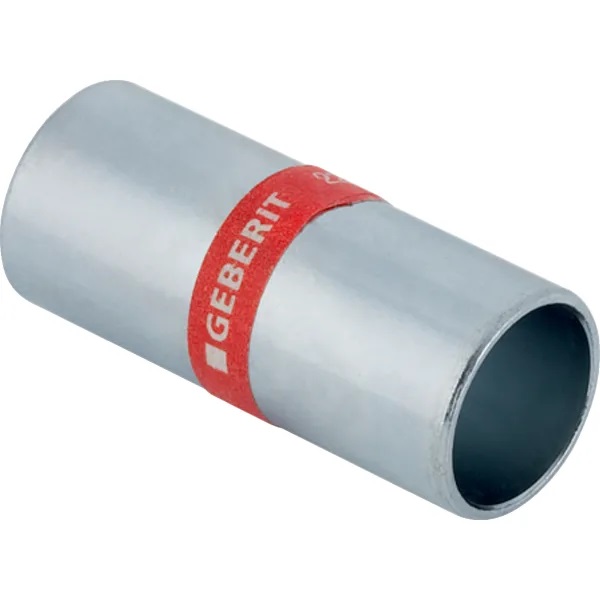 Mamelon Geberit Mapress acier carbone galvanisé à l'extérieur: d28mm