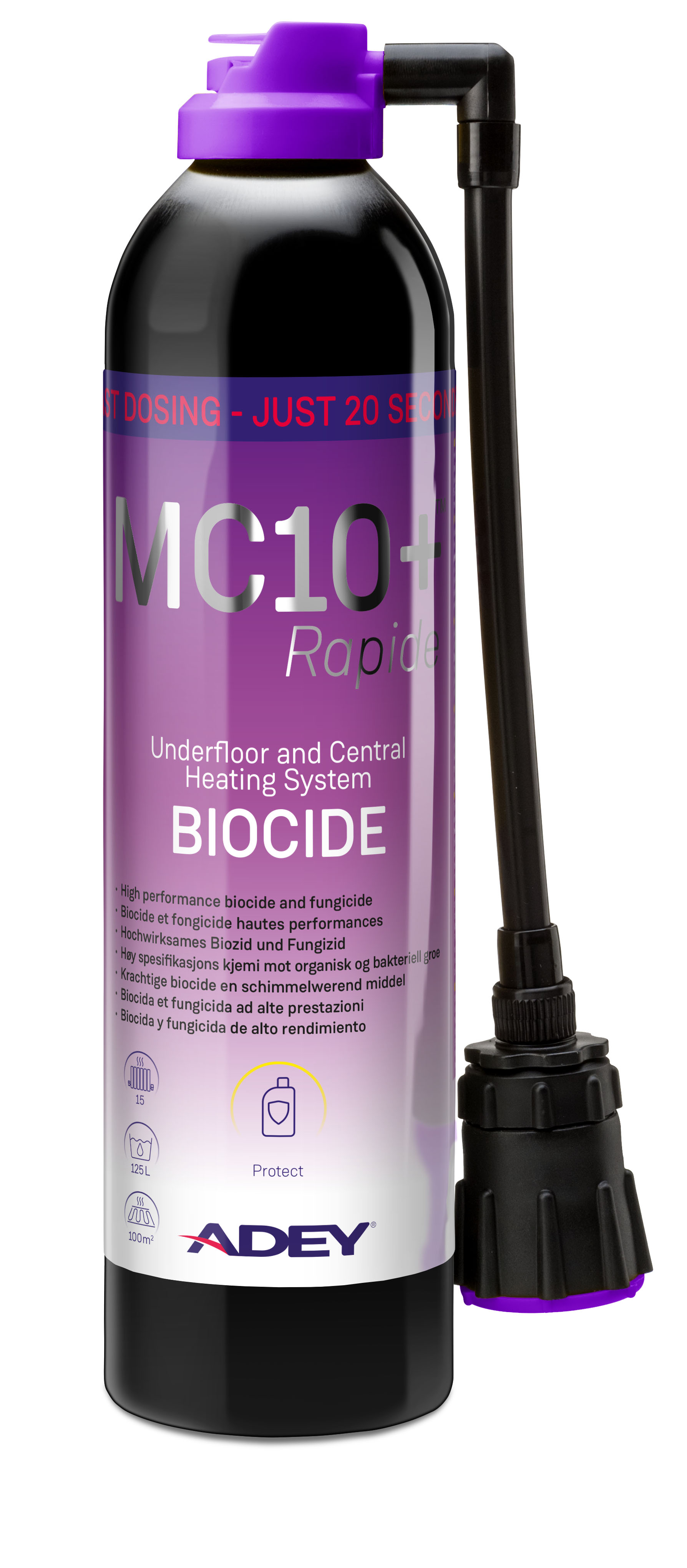 ADEY Produit desinfectant MC10+® Rapid Biocide