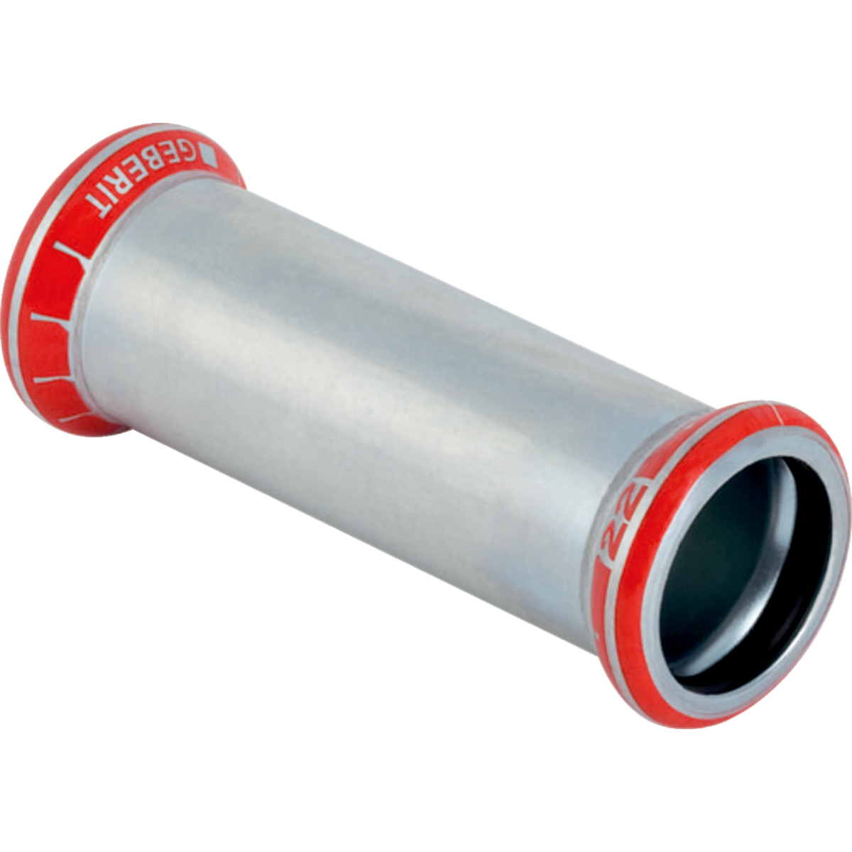 Manchon à insérer Geberit Mapress acier carbone: d15mm
Traits:
- Galvanisé à l'extérieur
- Non serti non étanche
- Joint d'étanchéité en CIIR noir
- Indicateur de sertissage
- Manchon à sertir avec bouchon de protection transparent
Usage:
- Pour eau d'extinction d'incendie (mouillé)
- Pour lʼeau de refroidissement et de chauffage sans antigel
- Pour lʼeau de refroidissement et de chauffage avec antigel
- Pour sprinkler (mouillé)
- Pour eau de chauffage urbain ≤ 120 °C