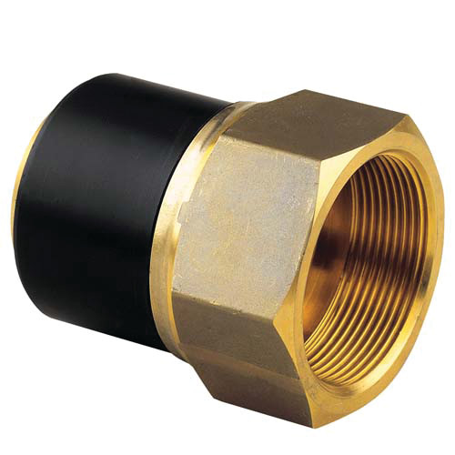 ELGEF adaptateur PE/laiton, avec filetage femelle PE100 S-5 SDR 11 PN 16