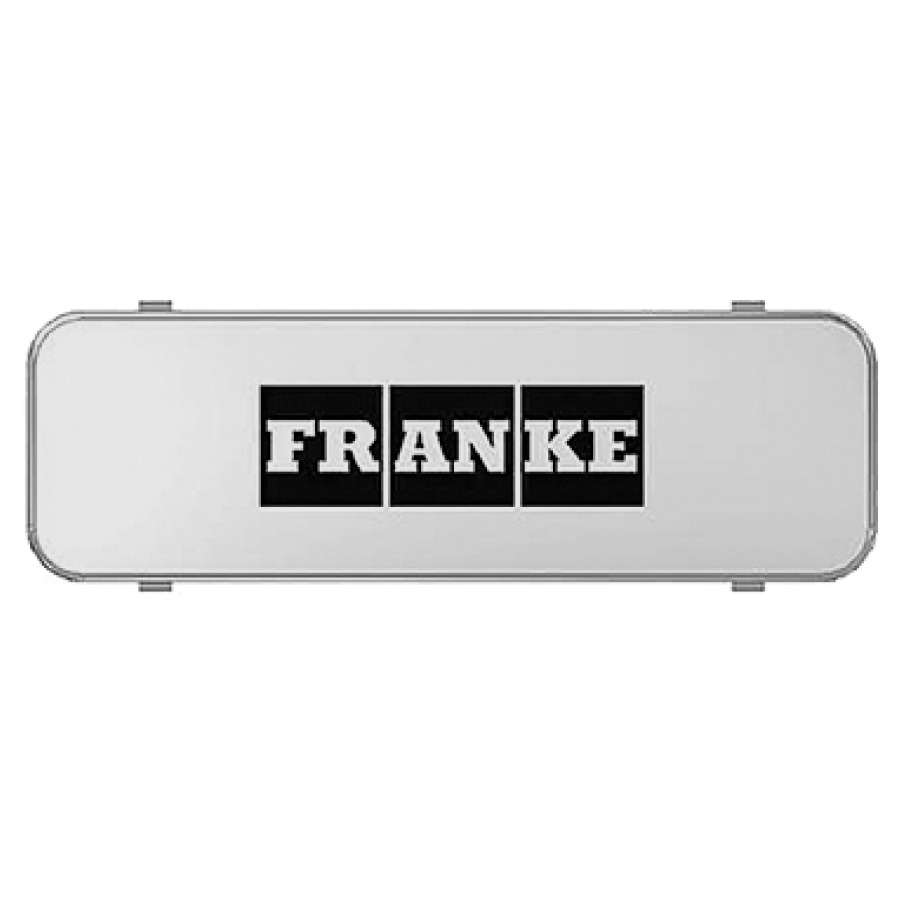 Franke 133.0055.650 Logo della targa FRANKE Clip, per tutte le nascoste Franke traboccante senza colore