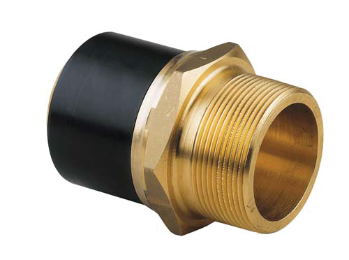 ELGEF adaptateur PE/laiton, avec filetage mâle PE100 S-5 SDR 11 PN 16