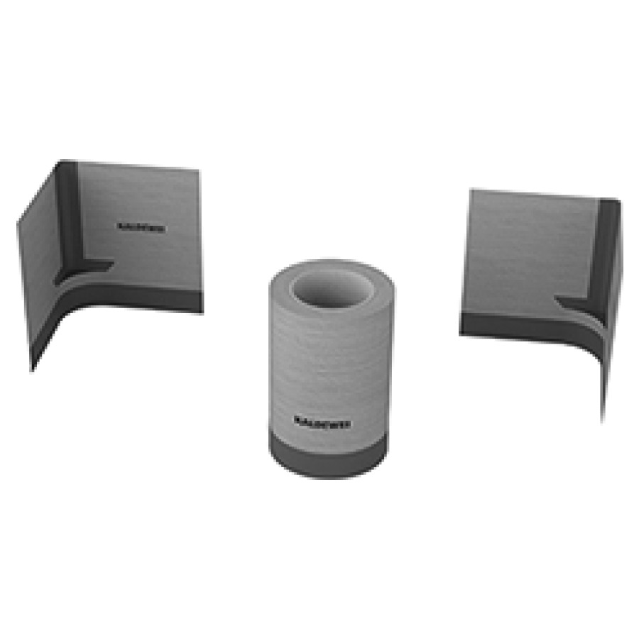 Set di tenuta FLEX 1 nastro di tenuta 5 m 2 angoli della parete senza colore