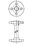 Grundfos entretoise pour circulateur série 200