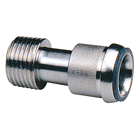 Description   Les modèles R173 (sans auto-maintien) et R173TG (avec auto-maintien) sont idéaux pour faciliter la remise en état des bâtiments.  La longueur variable du raccord en fonction des exigences de l'installation permet de gagner beaucoup de temps et d'éviter les rallonges. Ils peuvent être montés sur toutes les vannes et tous les coudes d'arrêt de la série Giacotech.  ,    Données techniques   - Plage de température: 5-110°C  - Pression max. de service: 10 bar  ,    Matériaux   - Corps et bouchon: laiton UNI EN 12165 CW617N  - Anneau à ressort: acier inoxydable  - Joints: PTFE  - Raccord auto-étanche (R173TG uniquement): EPDM