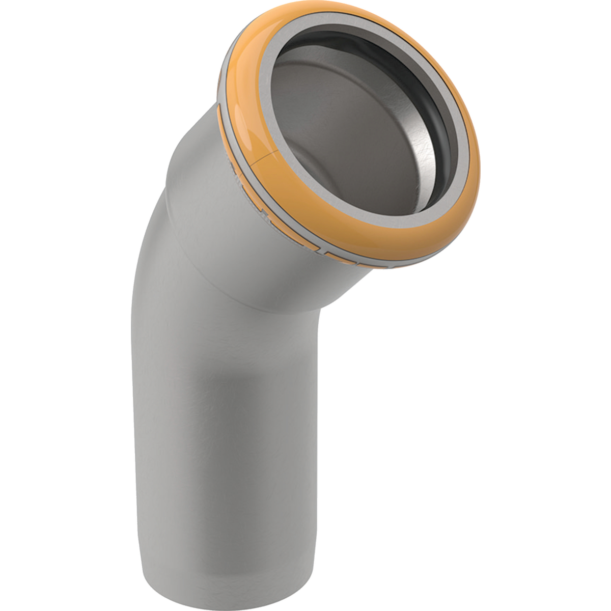 Coude Geberit Mapress Therm avec extrémité à insérer: arc=45°, d=15mm