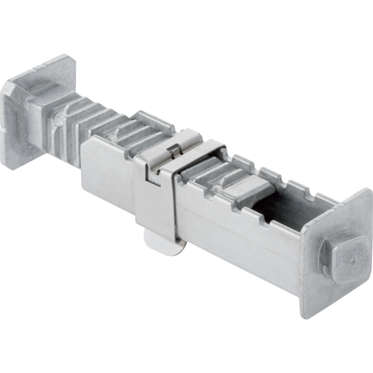 Pièce de connexion Geberit GIS
Traits:
- Peut être raccourci à 3 cm
- Réglable en profondeur sans outils, trame de 5 mm
- Sens d'insertion marqué
- Deux éléments moulés sous pression, orientables l'un vers l'autre sur 90°
- Etrier de fixation en acier à ressorts
Usage:
- Pour renforcer des systèmes porteurs Geberit GIS
- Pour confectionner des systèmes porteurs Geberit GIS