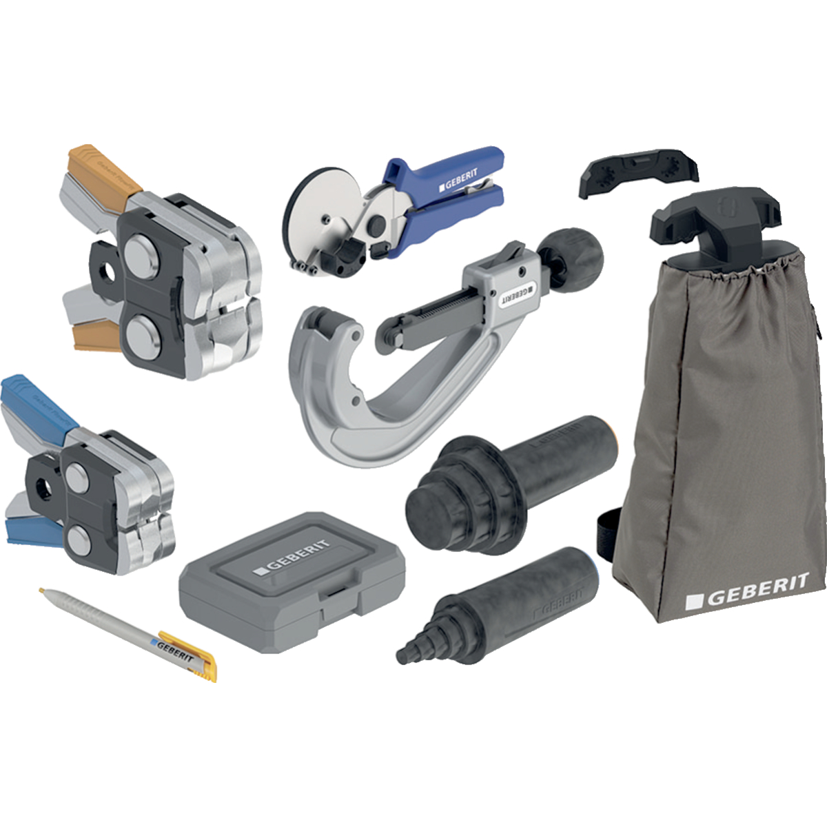Set de mâchoires Geberit FlowFit [2]: d=16 / 20 / 25 / 32 / 40 / 50 / 63 / 75mm