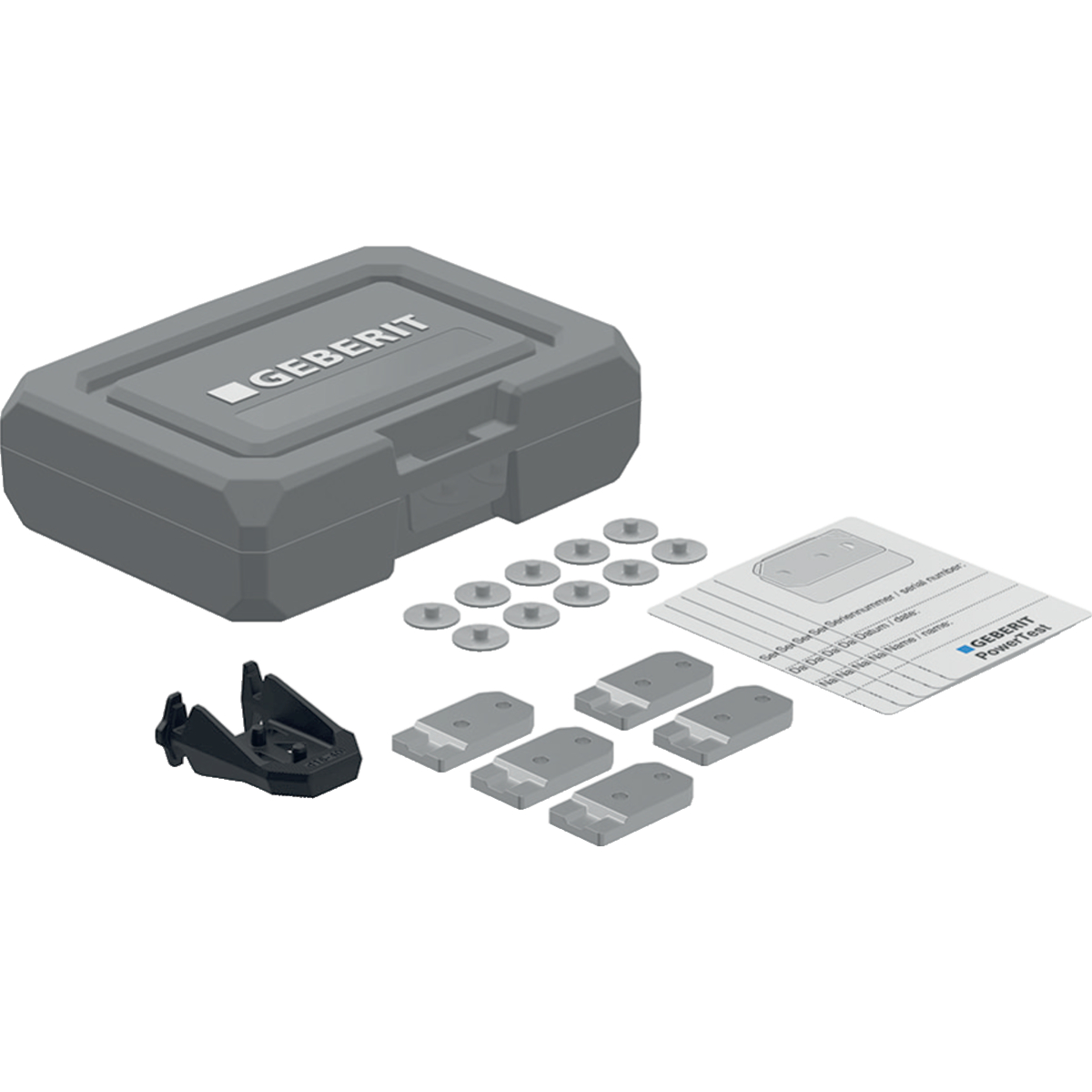 PowerTest Geberit FlowFit dans coffre: d=16 / 20 / 25 / 32 / 40mm