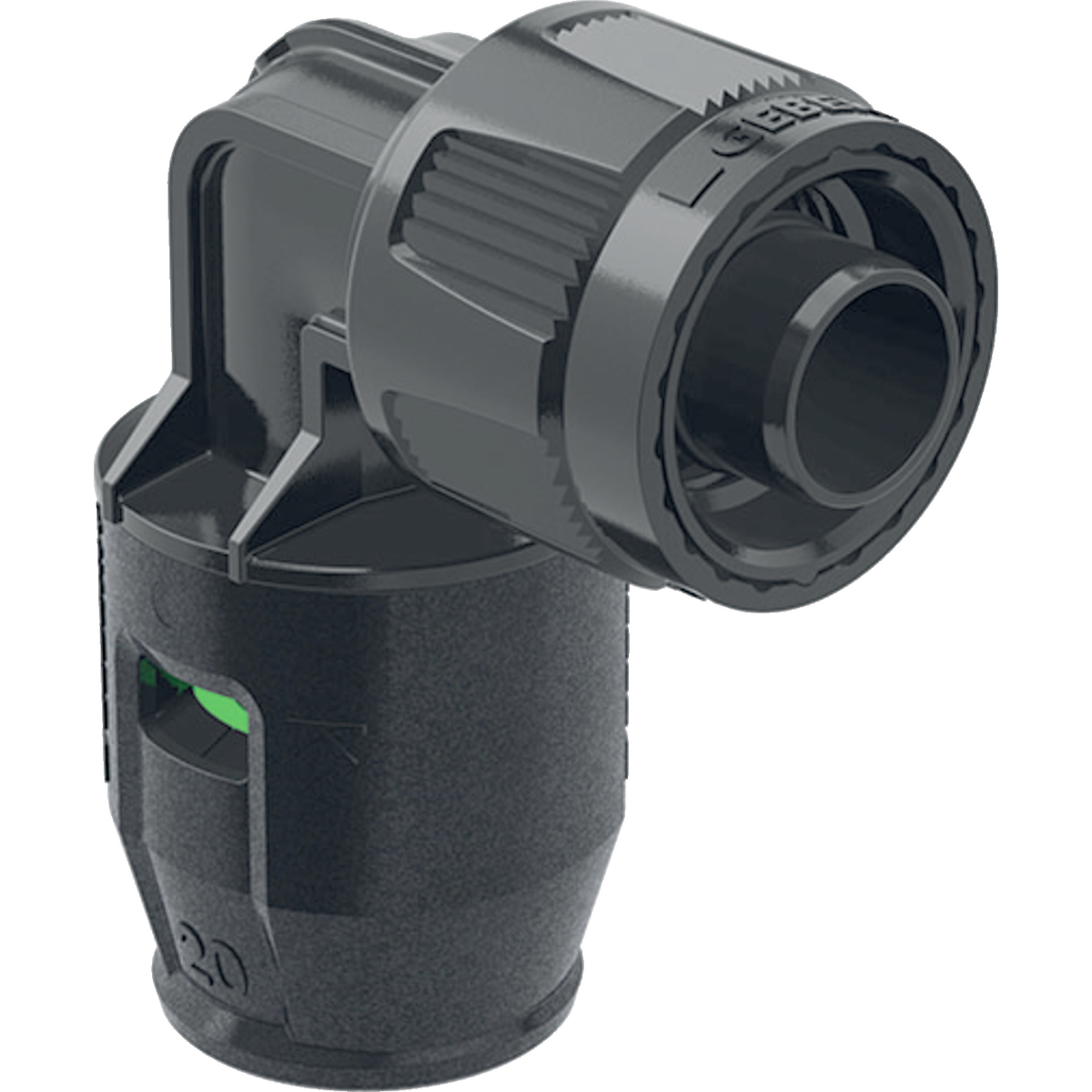 Équerre intermédiaire 90° Geberit PushFit avec MasterFix: d16mm d1=MF20mm