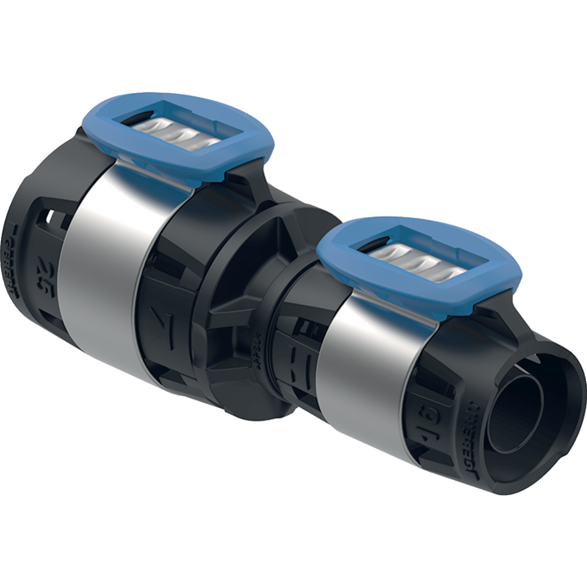 Réduction Geberit FlowFit: d=32mm, d1=16mm
Traits:
- Centrique
- Non serti non étanche
- Indicateur de sertissage
- Raccord à sertir avec cape de protection transparente
- Joint torique en EPDM
Usage:
- Pour dépression
- Pour gaz inertes (p. ex. azote)
- Pour lʼeau de refroidissement et de chauffage sans antigel
- Pour substances chimiques et fluides techniques
- Pour eau d'extinction d'incendie (mouillé)
- Pour eau d'extinction d'incendie (mouillé/sec, sec)
- Pour eau de mer
- Pour lʼeau de refroidissement et de chauffage avec antigel
- Pour eau traitée
- Pour air comprimé (classe de pureté d'huile 0–3)
- Pour eau potable froide et chaude
- Pour eau non potable et de processus
- Pour les eaux pluviales dont le pH > 6.0