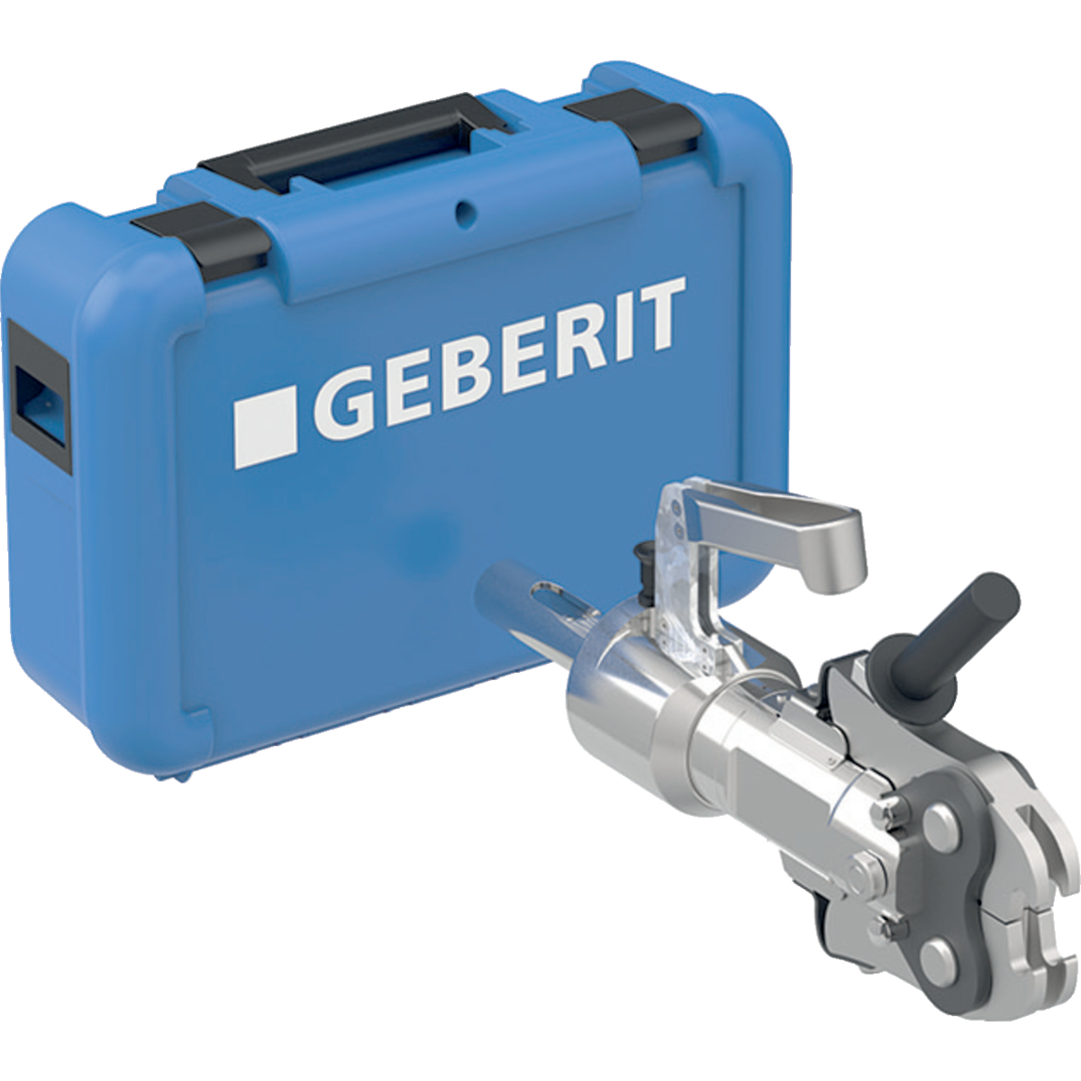 Cylindre hydraulique Geberit avec adaptateur [4], dans coffre