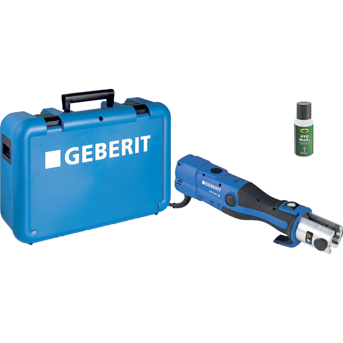 Outil de sertissage [2] Geberit ECO 203, dans coffre, avec garniture FlowFit