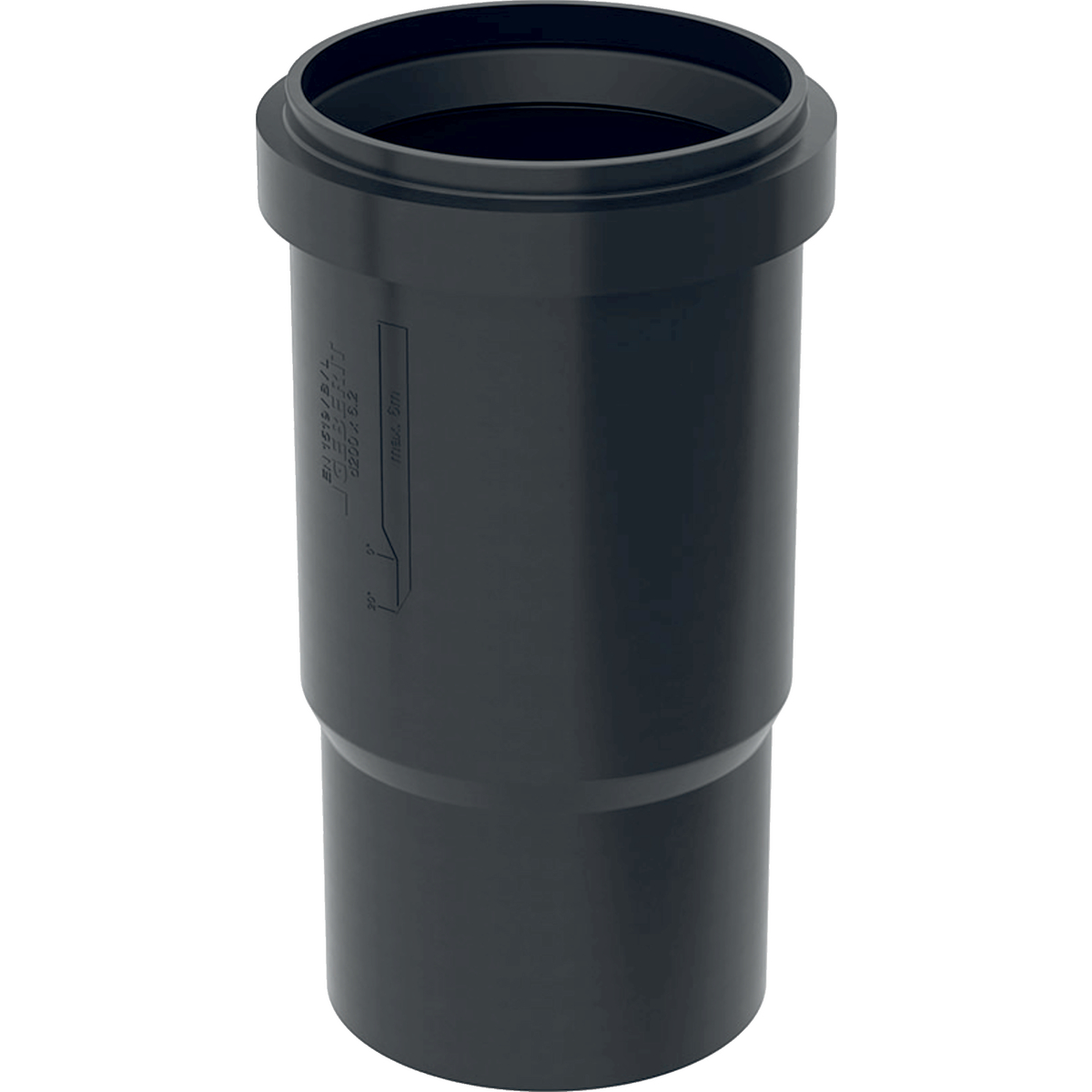 Manchon long Geberit PE: d200mm
Traits:
- Avec joint en EPDM
Usage:
- Pour montage horizontal et vertical