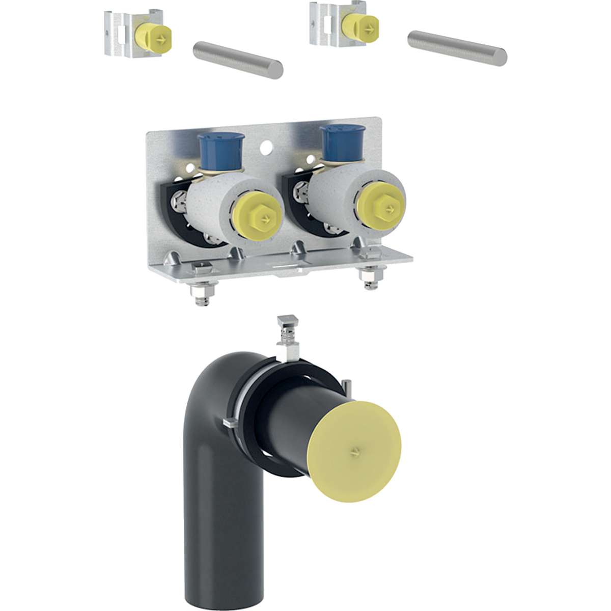 Set Geberit GIS lavabo Bambini pour robinetterie monobloc pour 1 lavabo