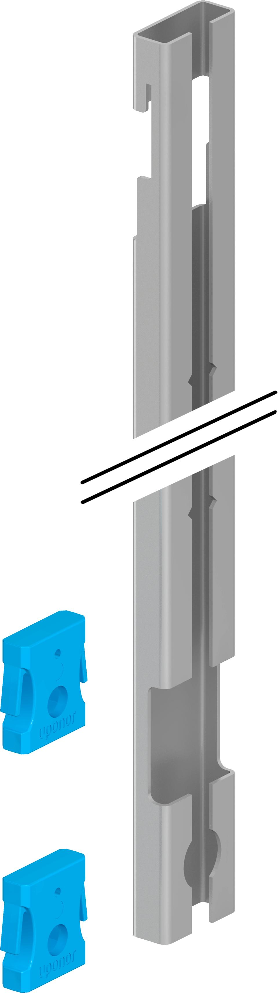 Uponor Vario Rail de fixation pour collecteur dans les coffrets
